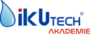 Blau rotes iku Tech Akademie Logo